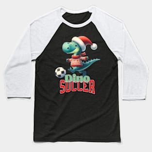 Dinosaur Christmas Soccer Baseball T-Shirt